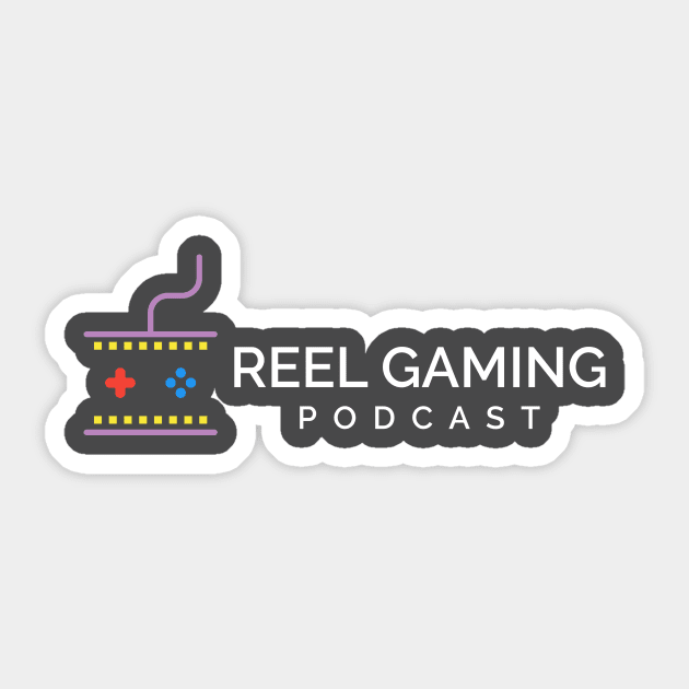 Reel Gaming Podcast (logo 1) Sticker by Reel Gaming Podcast